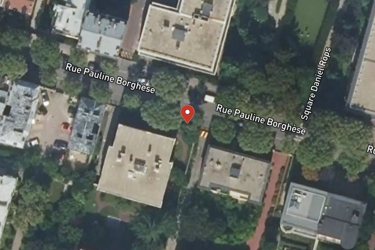 Vue satellite — 25 Rue Pauline Borghese