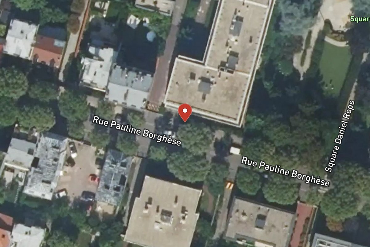 Vue satellite — 28 Rue Pauline Borghese