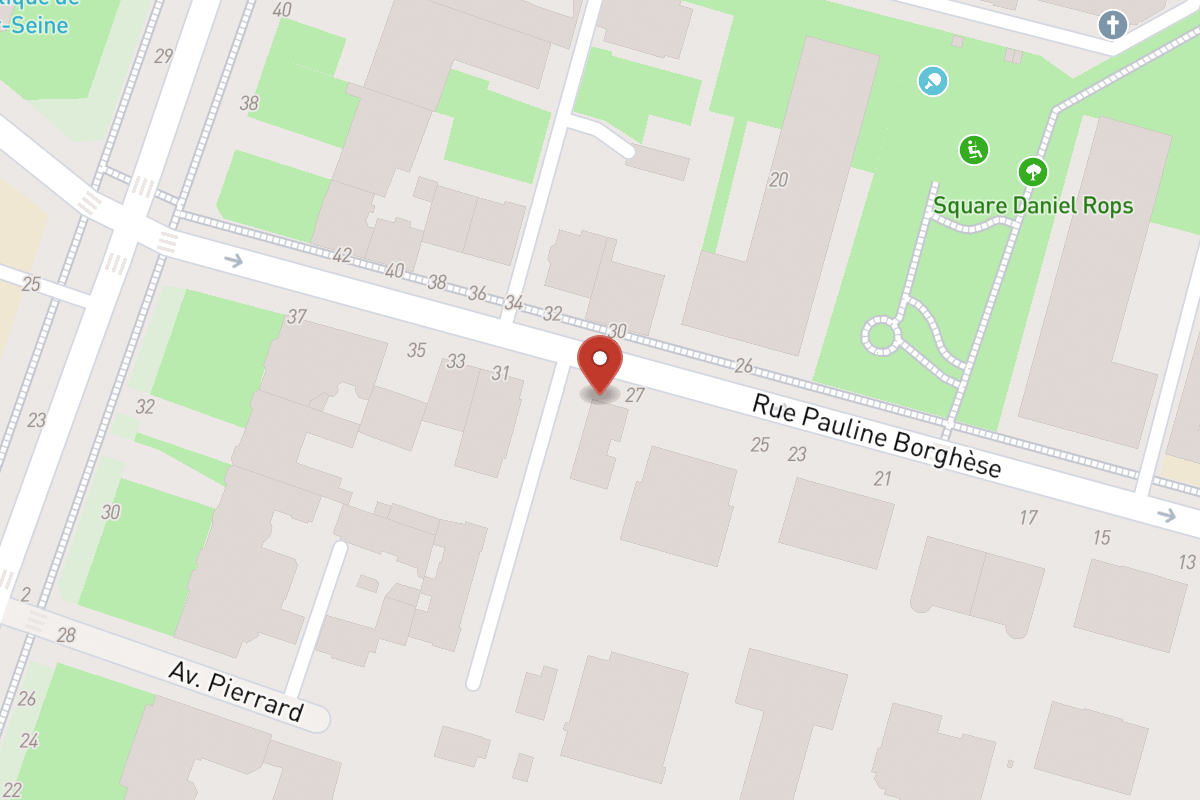 Plan de situation — 29 Rue Pauline Borghese