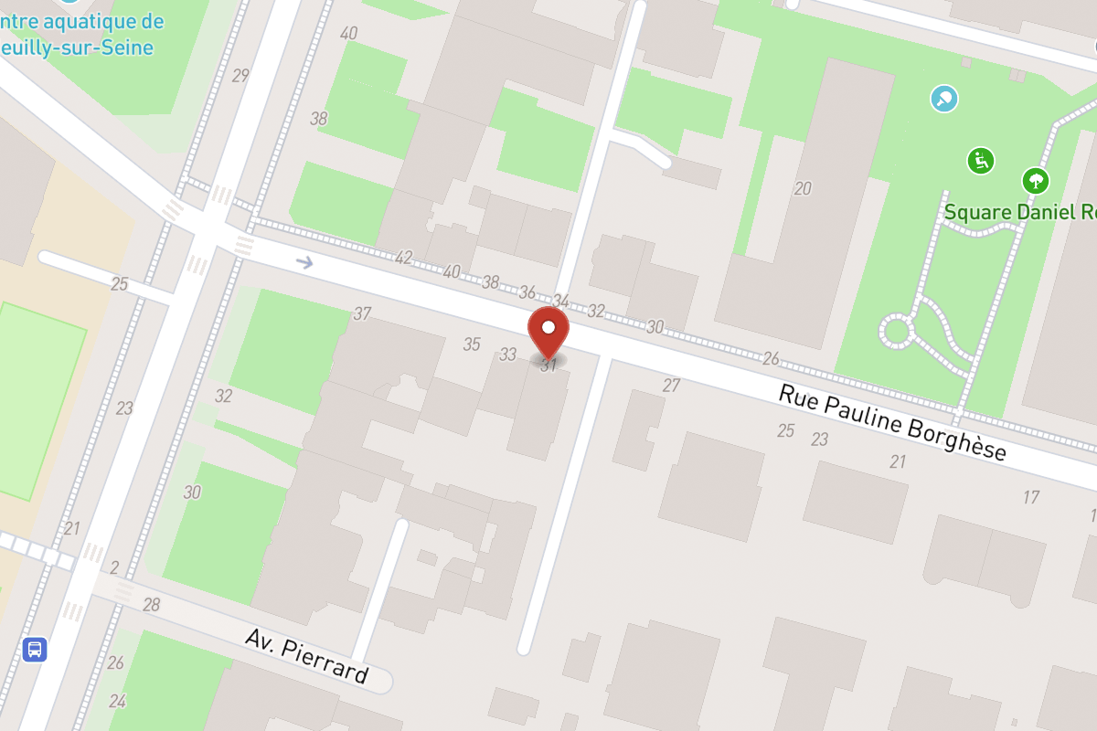Plan de situation — 31 Rue Pauline Borghese