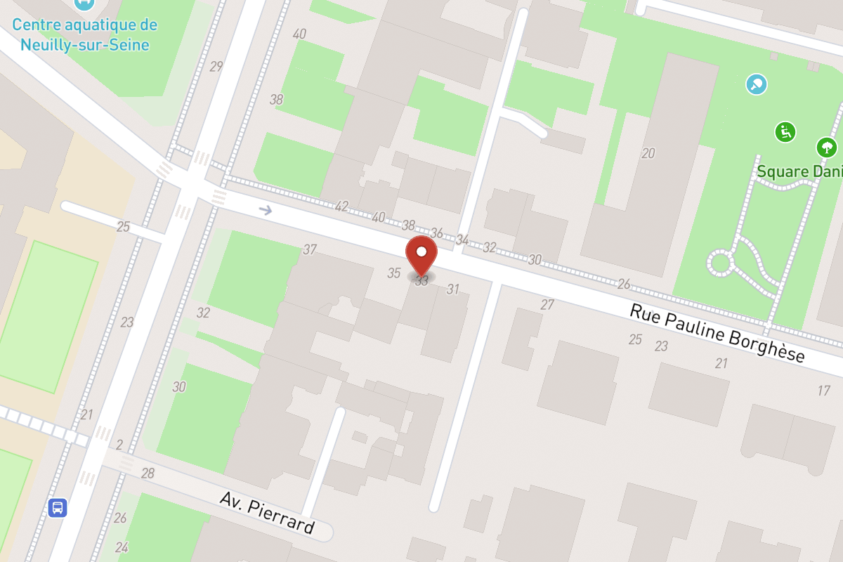 Plan de situation — 33 Rue Pauline Borghese