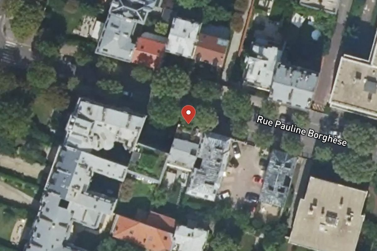 Vue satellite — 33 Rue Pauline Borghese