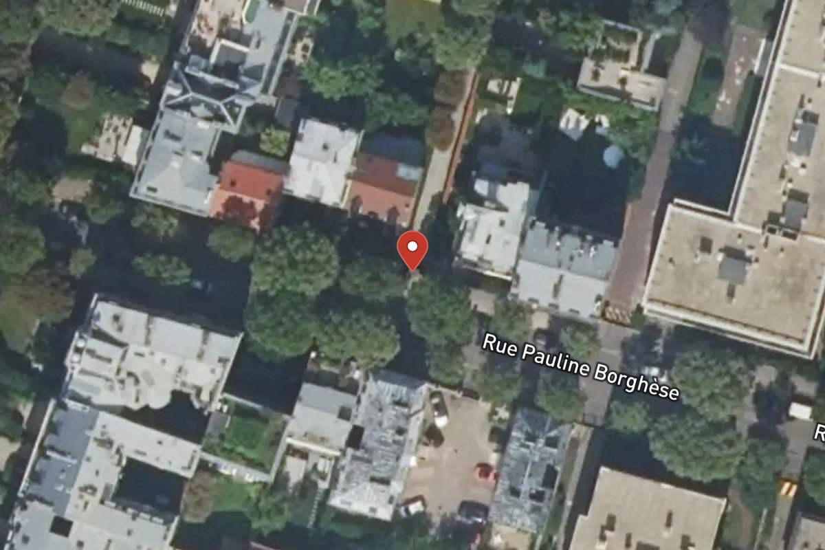 Vue satellite — 34 Rue Pauline Borghese