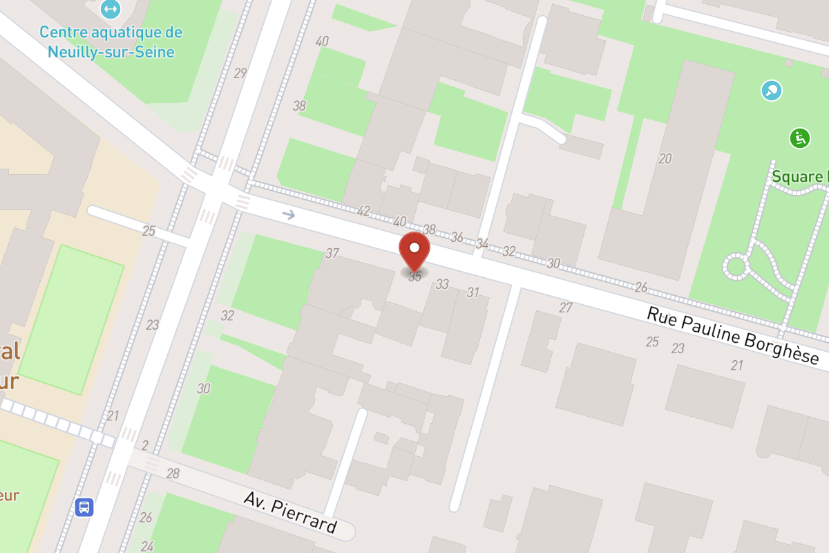 Plan de situation — 35 Rue Pauline Borghese