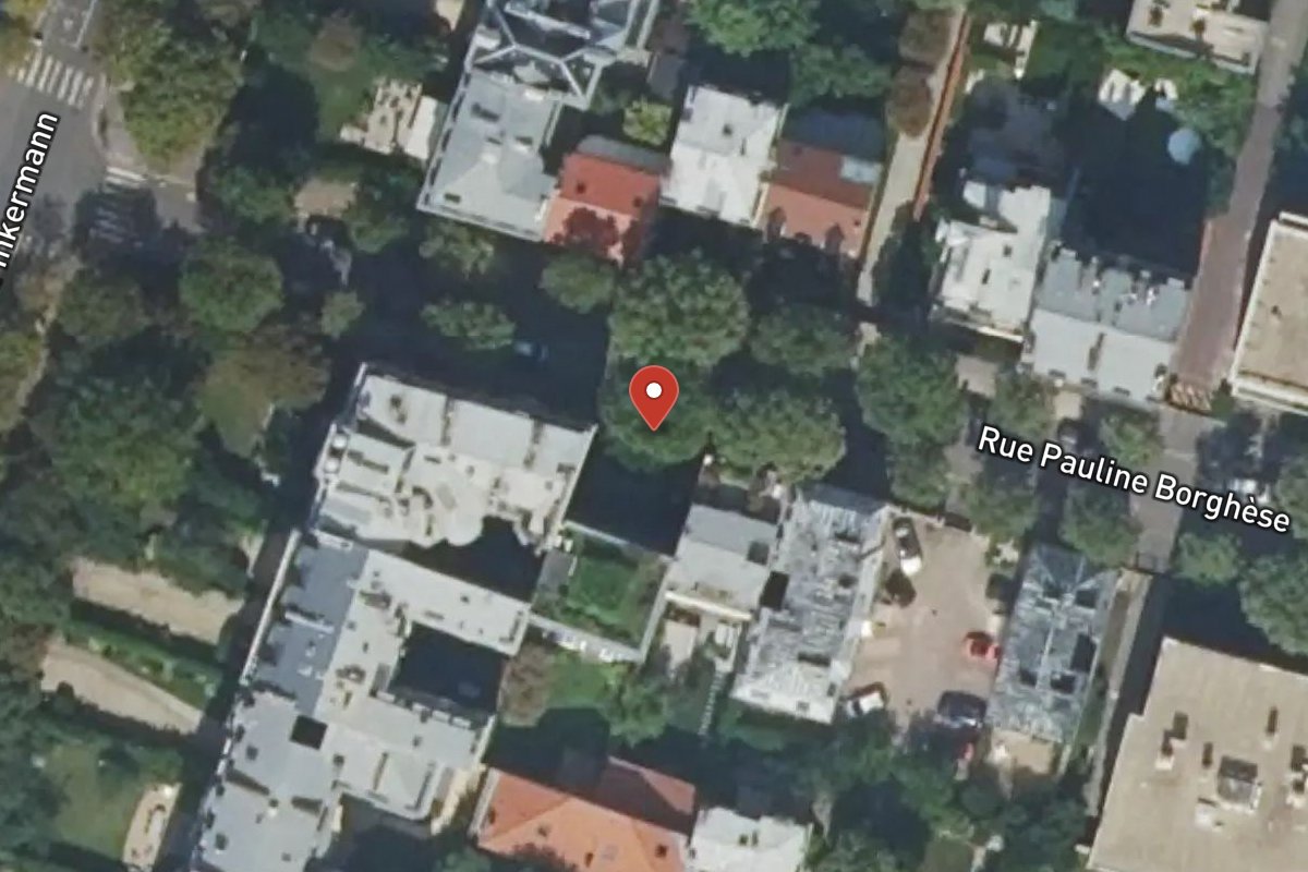 Vue satellite — 35 Rue Pauline Borghese