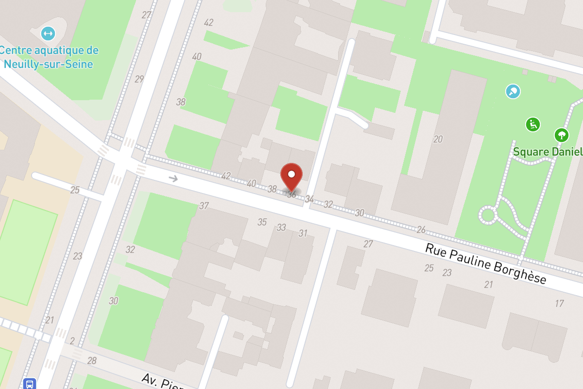 Plan de situation — 36 Rue Pauline Borghese