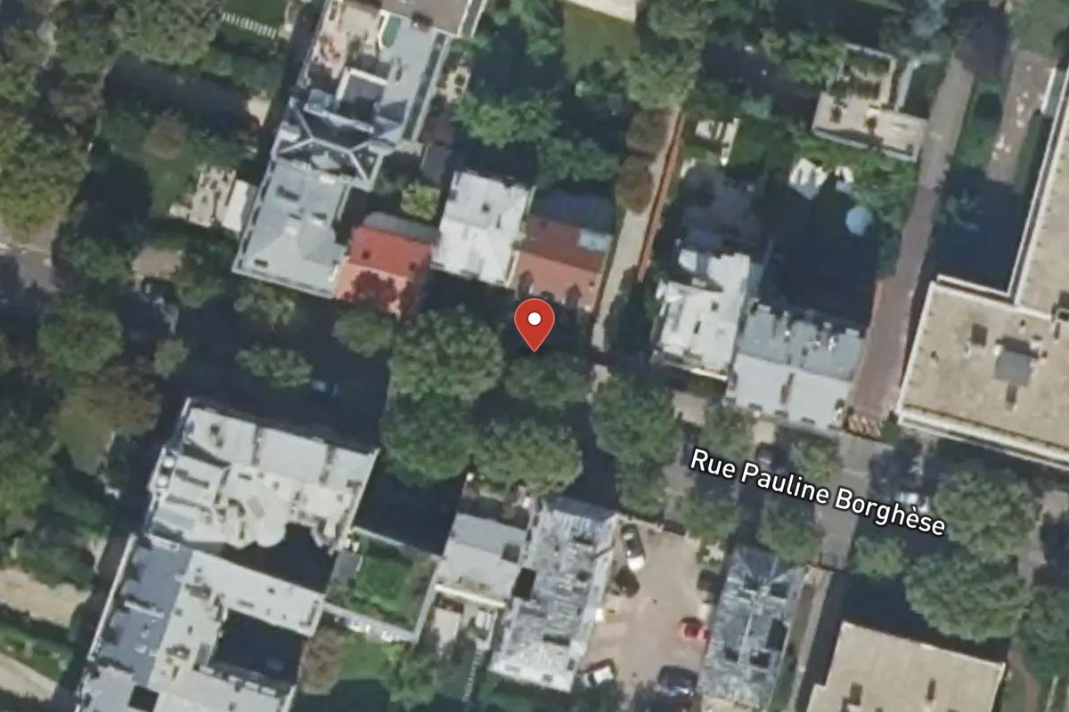 Vue satellite — 36 Rue Pauline Borghese