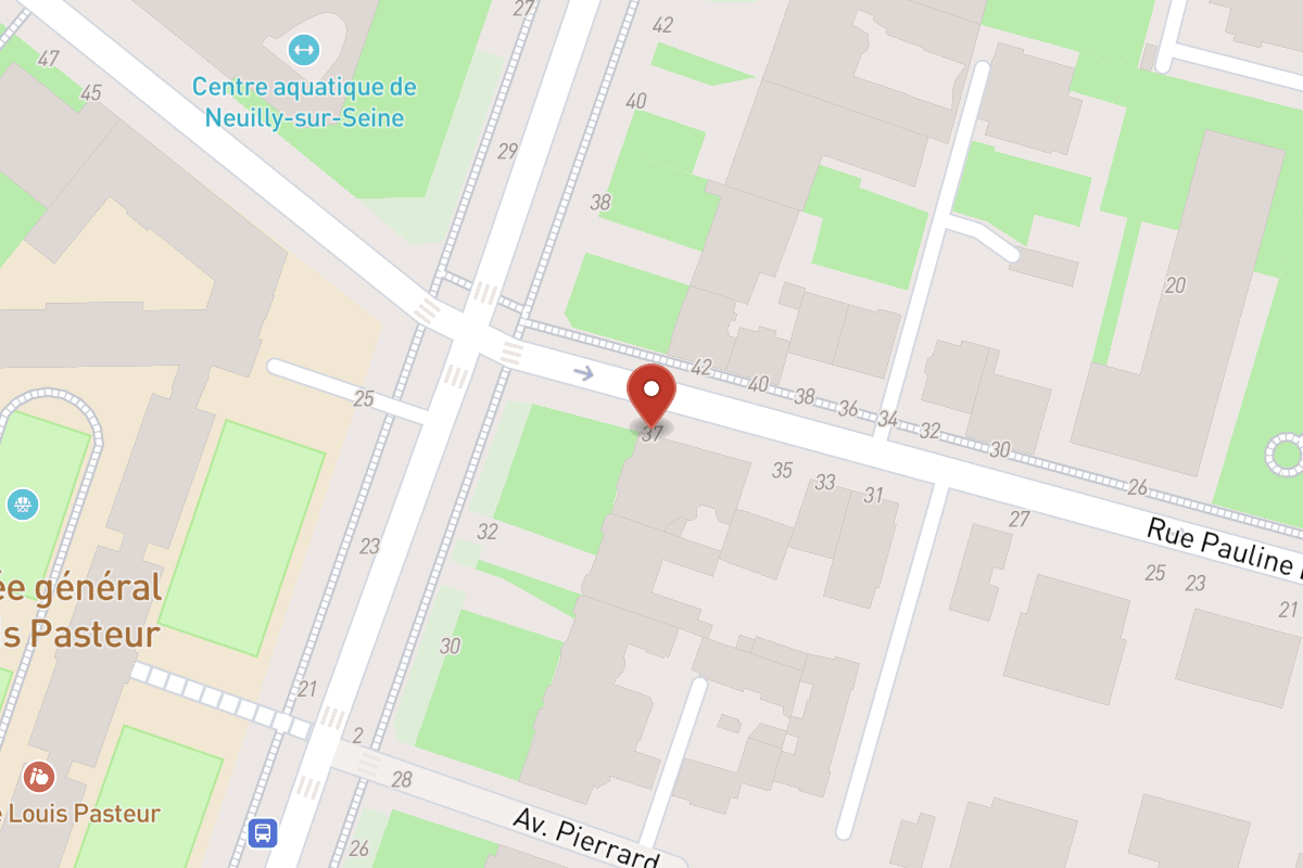 Plan de situation — 37 Rue Pauline Borghese
