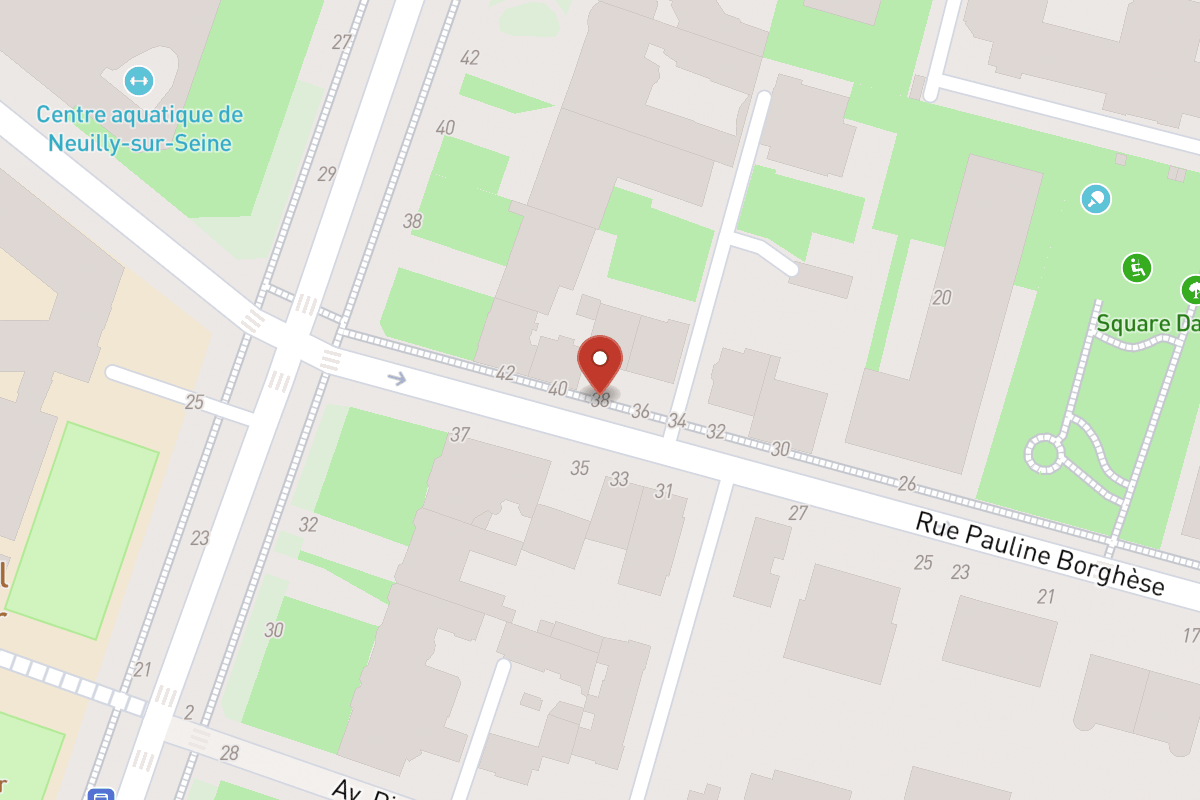 Plan de situation — 38 Rue Pauline Borghese