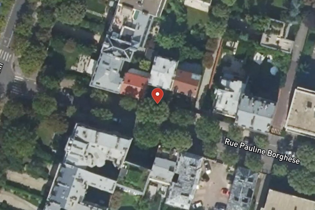 Vue satellite — 38 Rue Pauline Borghese