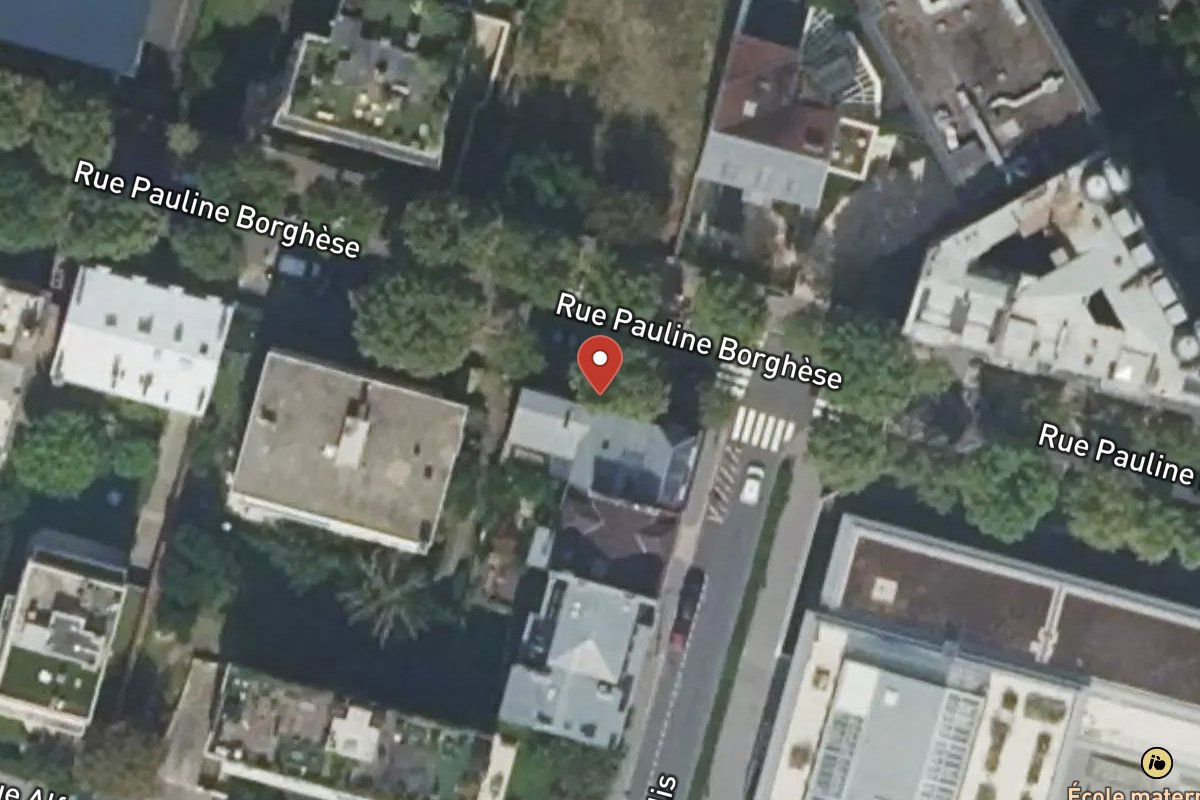 Vue satellite — 3BIS Rue Pauline Borghese