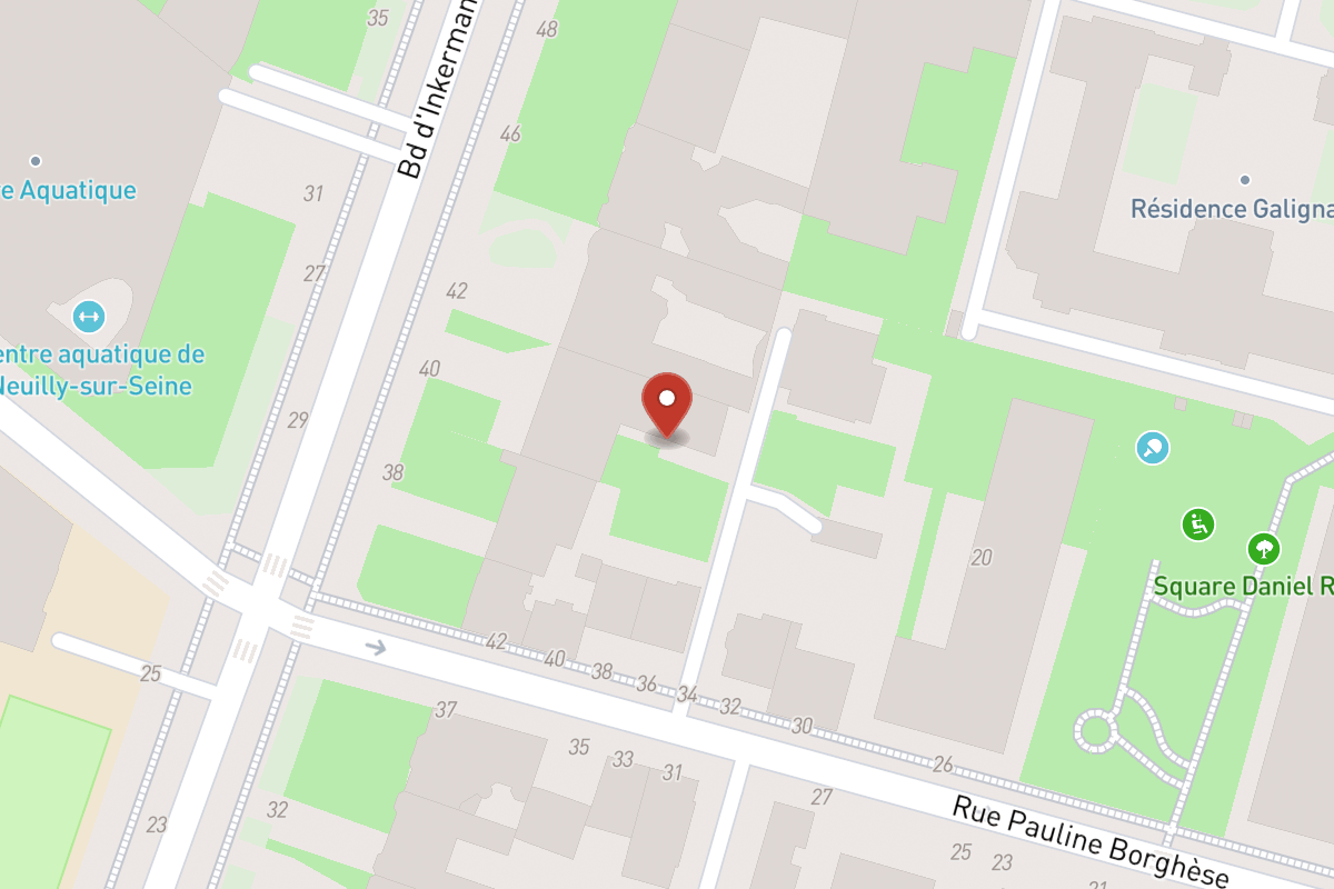 Plan de situation — 3 Rue Pauline Borghese