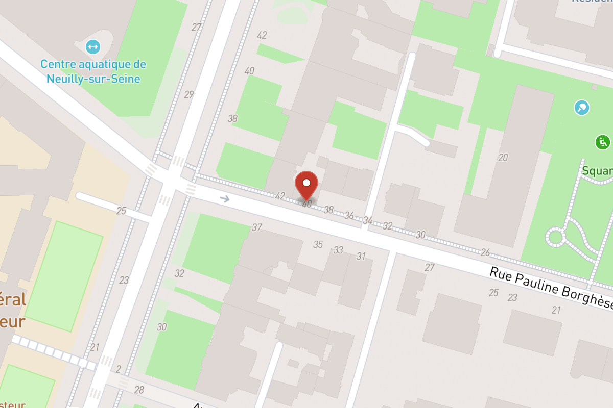 Plan de situation — 40 Rue Pauline Borghese