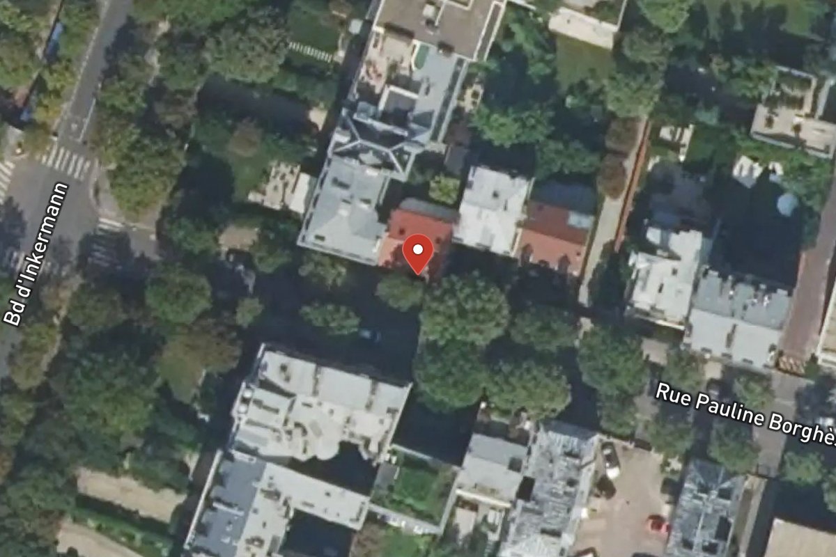 Vue satellite — 40 Rue Pauline Borghese