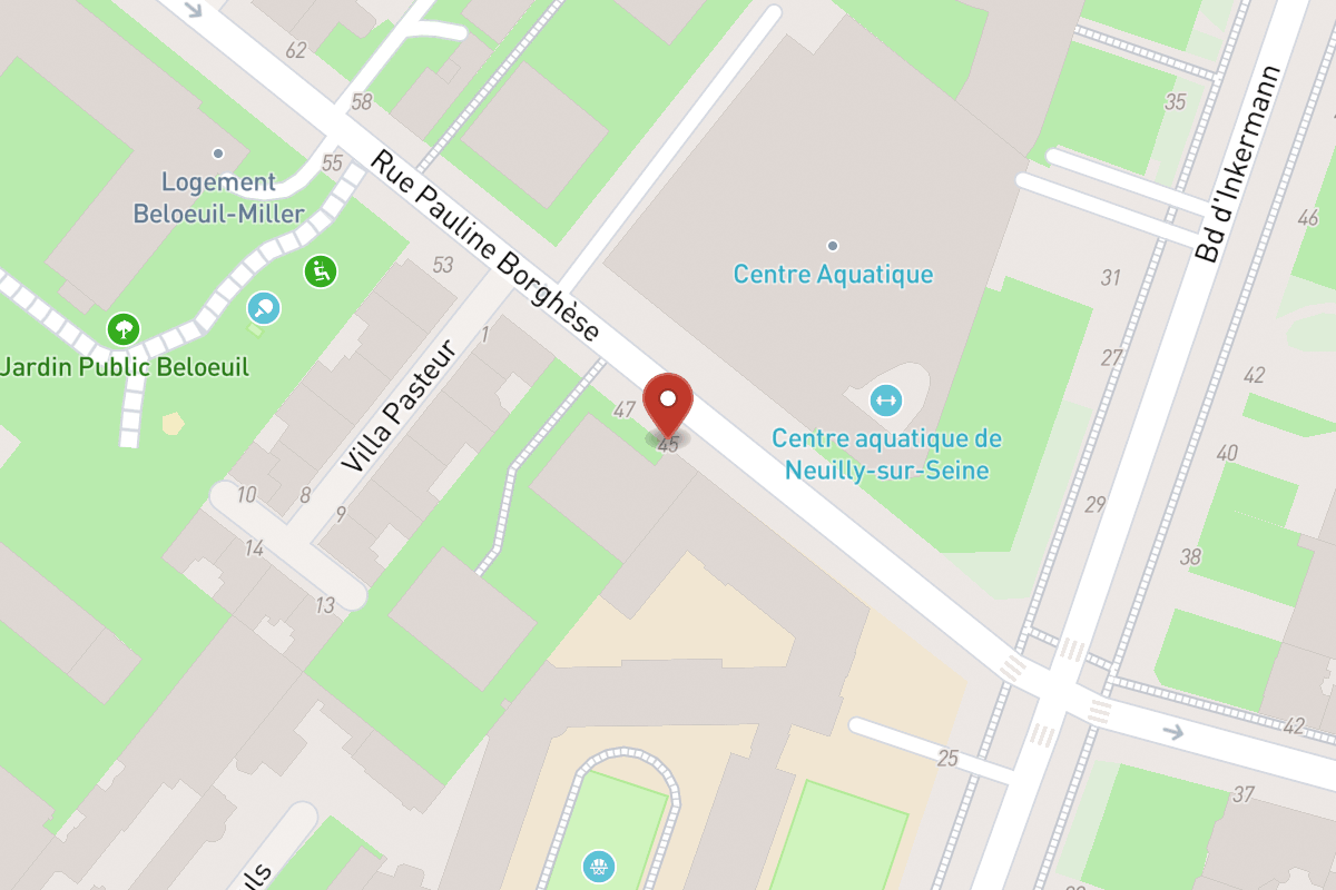 Plan de situation — 45 Rue Pauline Borghese