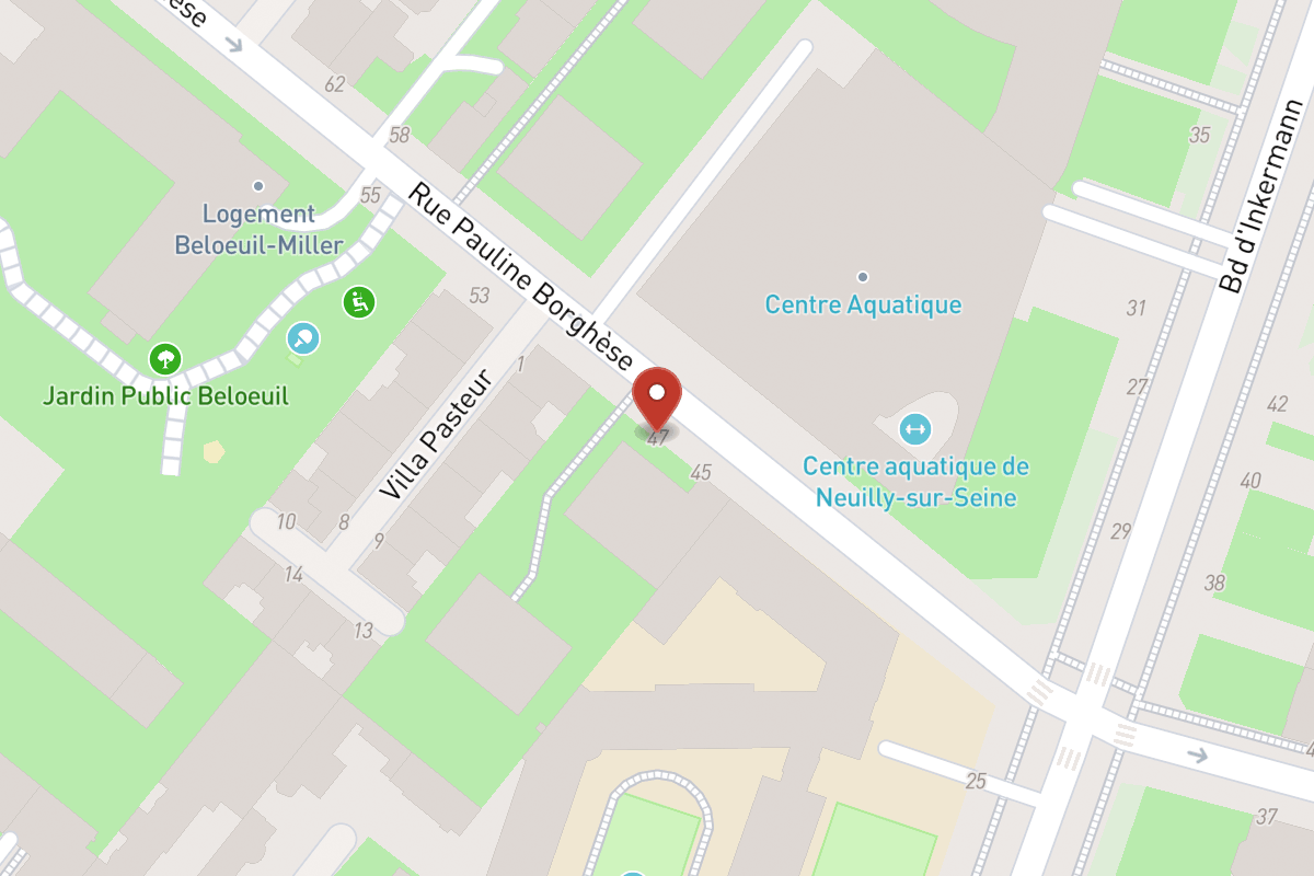 Plan de situation — 47 Rue Pauline Borghese