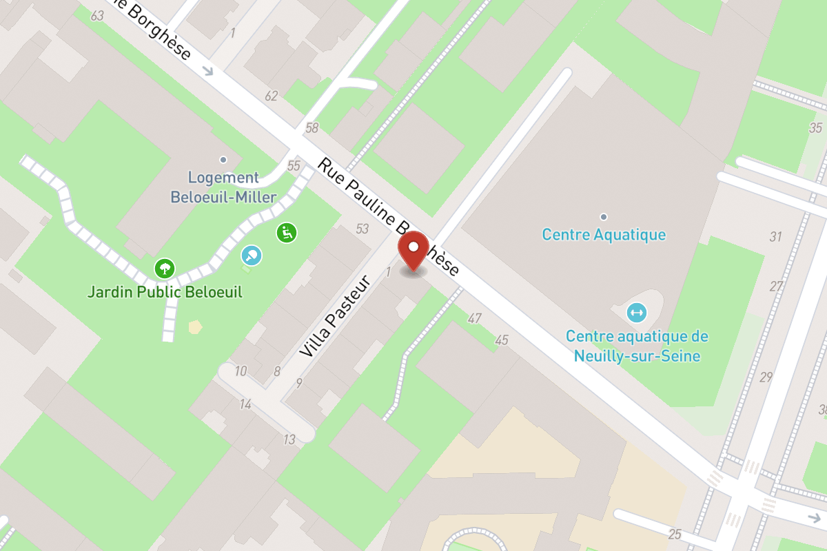 Plan de situation — 49 Rue Pauline Borghese