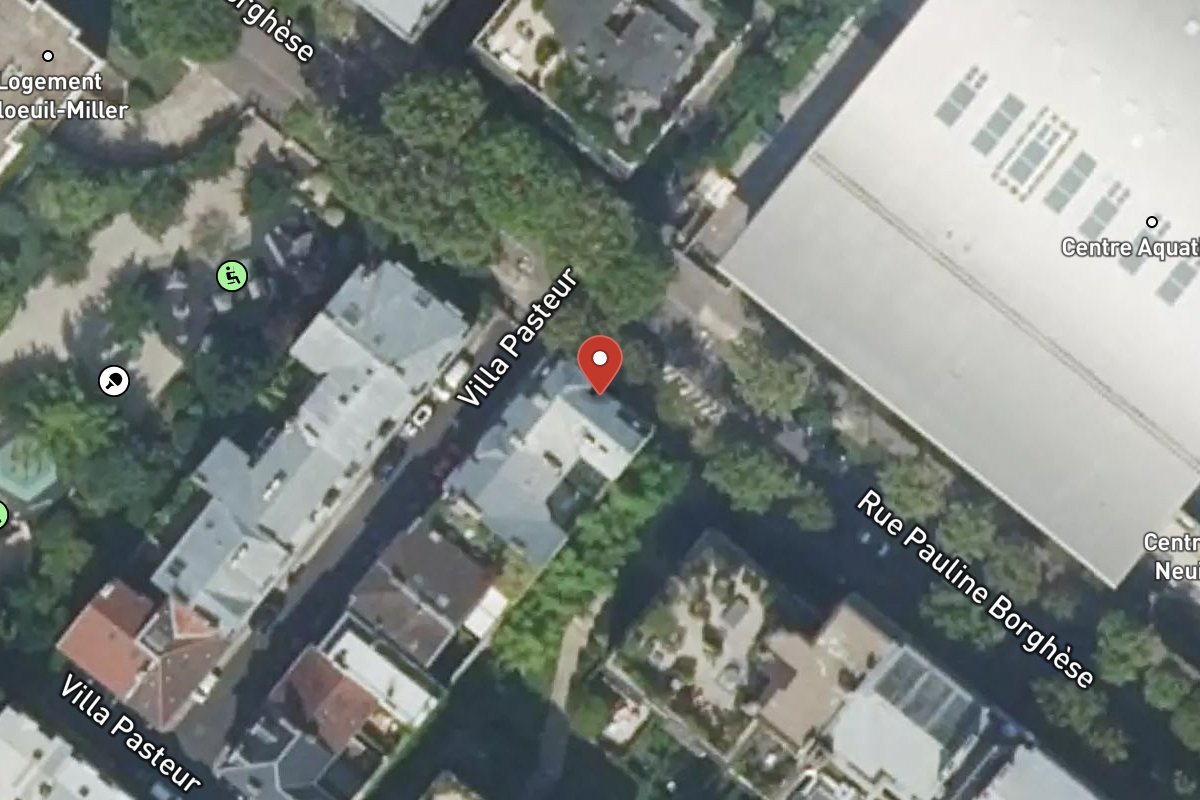 Vue satellite — 49 Rue Pauline Borghese