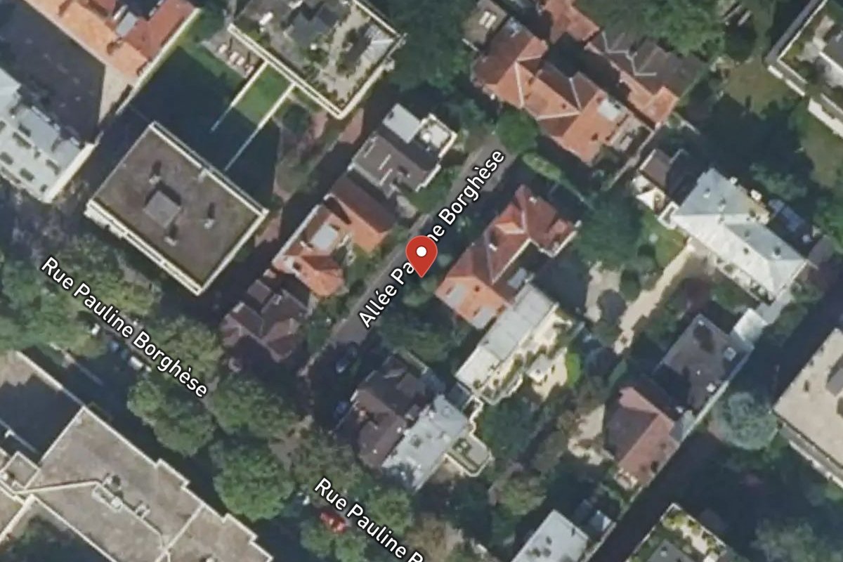 Vue satellite — 4 Rue Pauline Borghese
