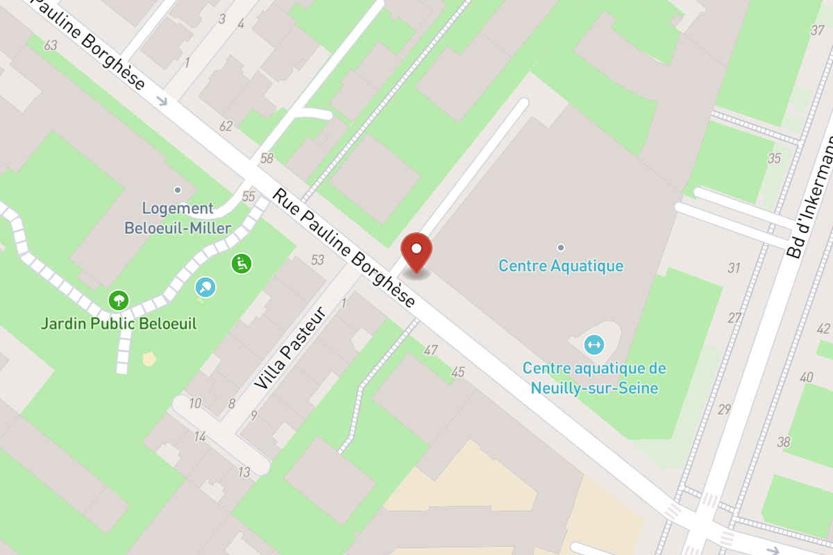 Plan de situation — 50 Rue Pauline Borghese