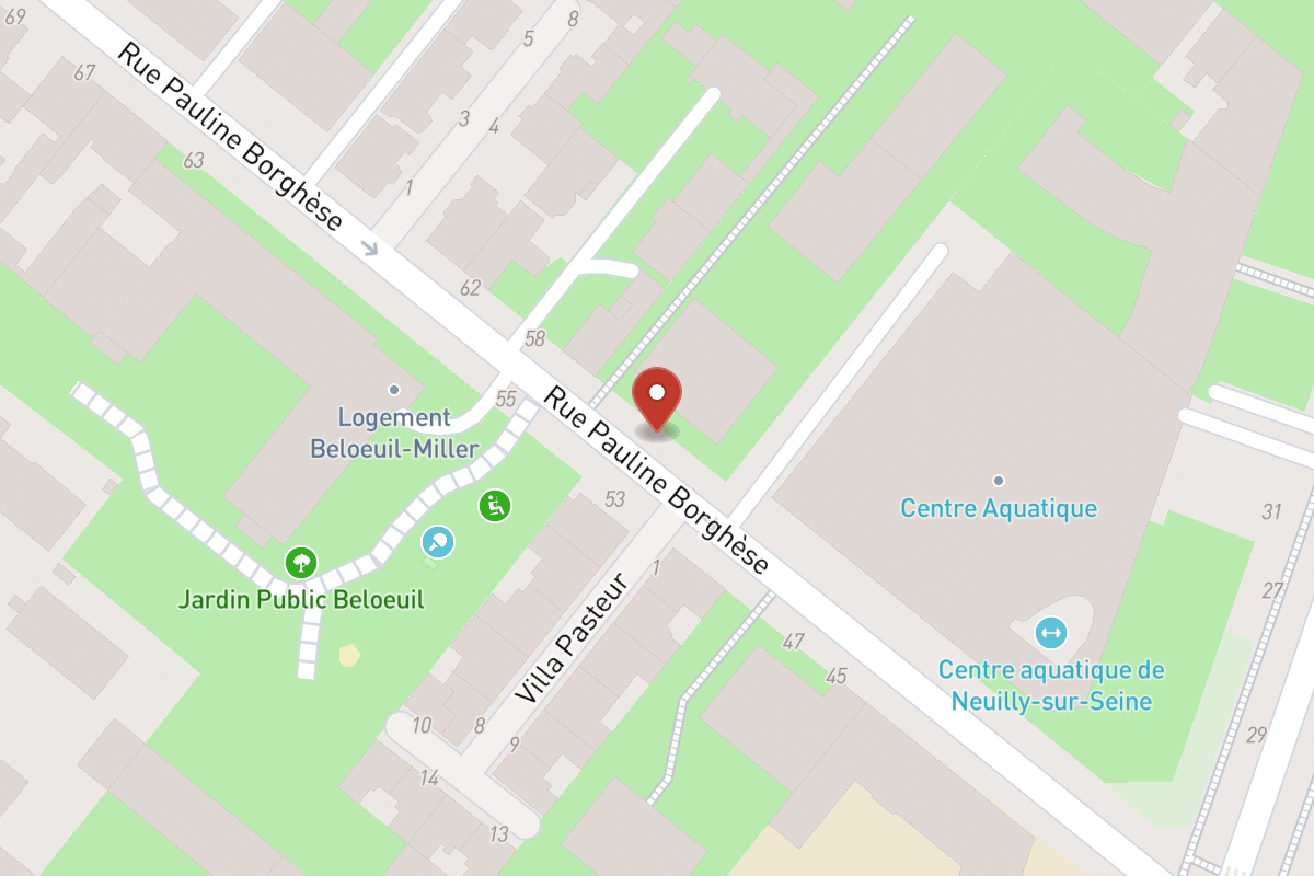 Plan de situation — 52 Rue Pauline Borghese