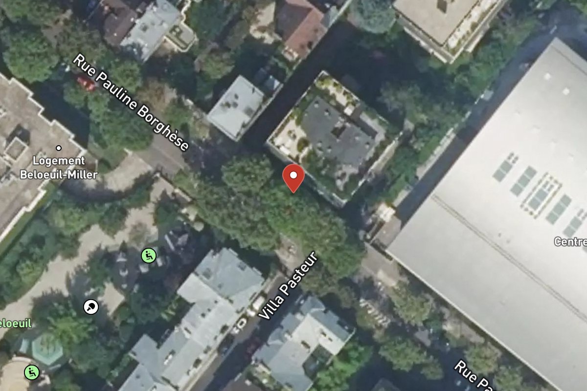 Vue satellite — 52 Rue Pauline Borghese