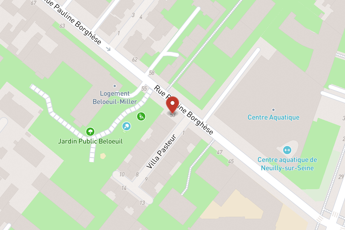 Plan de situation — 53 Rue Pauline Borghese