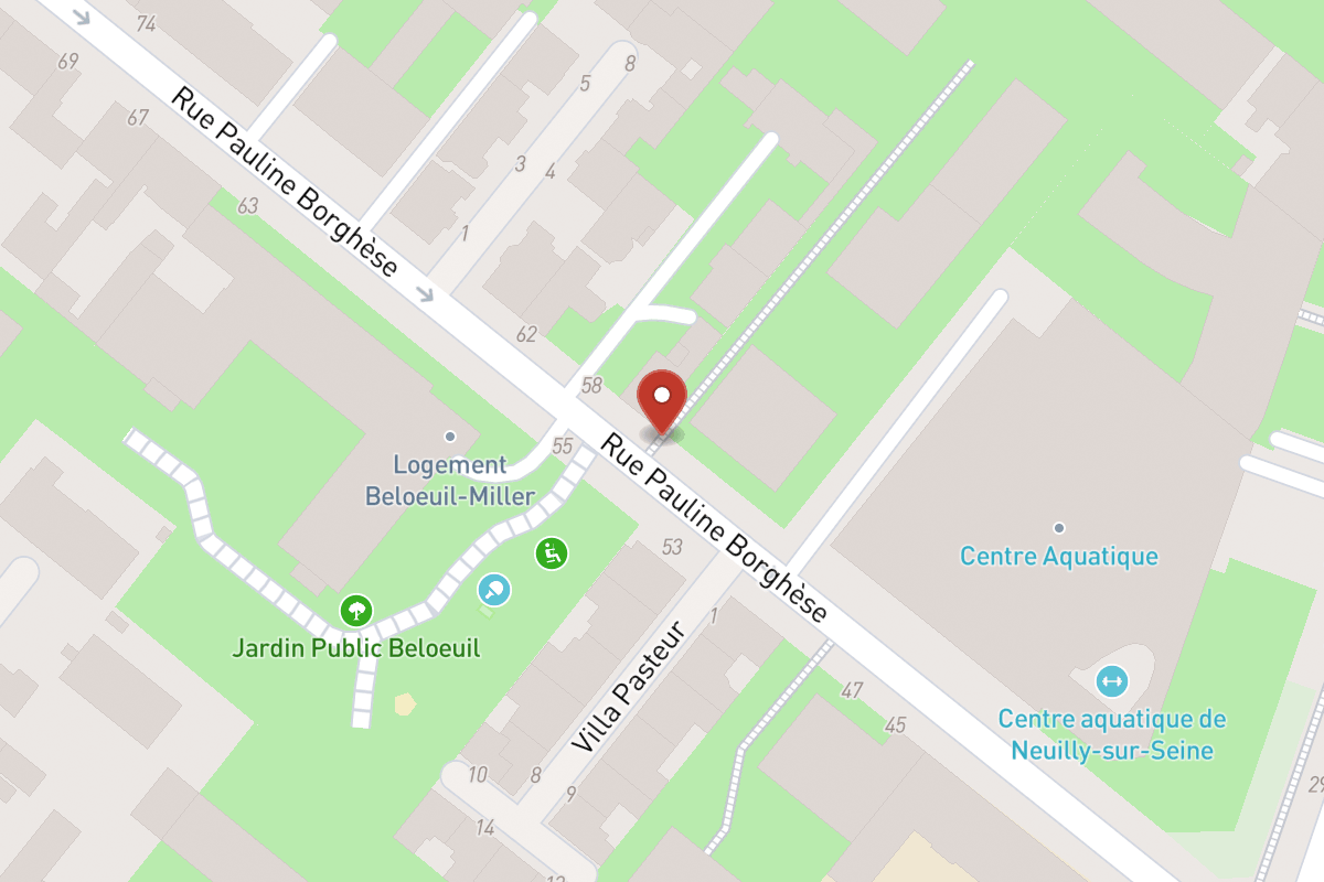 Plan de situation — 54 Rue Pauline Borghese