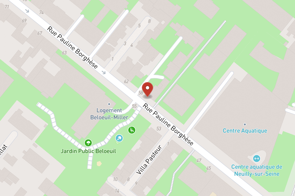 Plan de situation — 56 Rue Pauline Borghese
