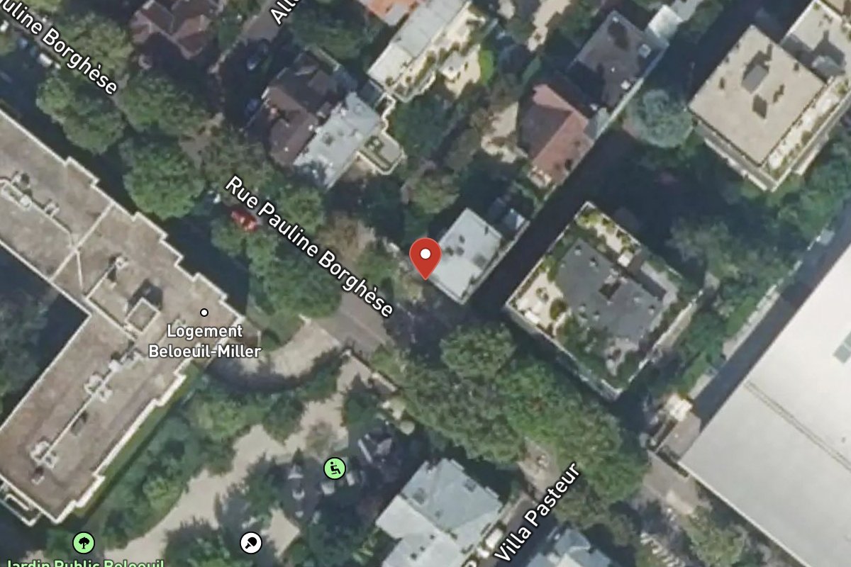 Vue satellite — 56 Rue Pauline Borghese