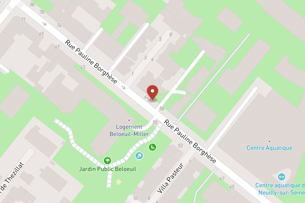 Plan de situation — 60BIS Rue Pauline Borghese