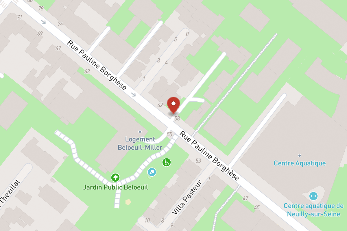 Plan de situation — 60 Rue Pauline Borghese