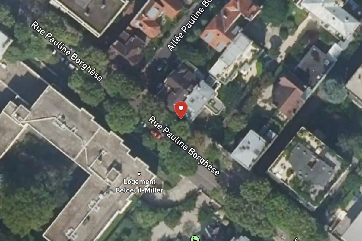 Vue satellite — 62 Rue Pauline Borghese