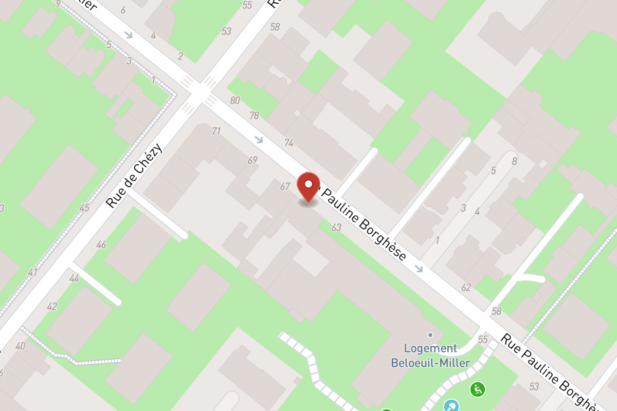 Plan de situation — 65 Rue Pauline Borghese