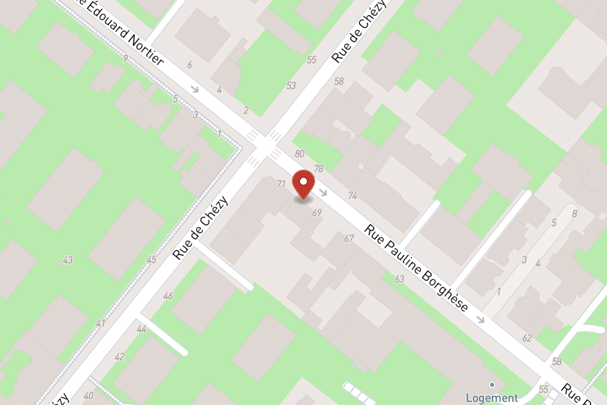 Plan de situation — 69BIS Rue Pauline Borghese