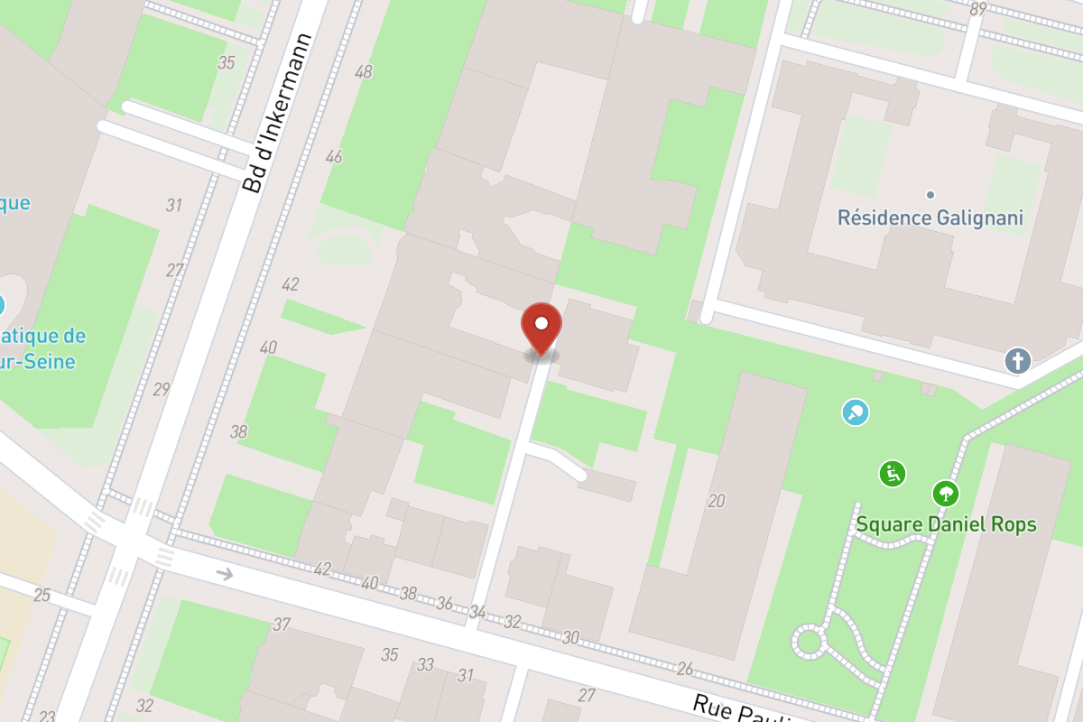 Plan de situation — 6 Rue Pauline Borghese