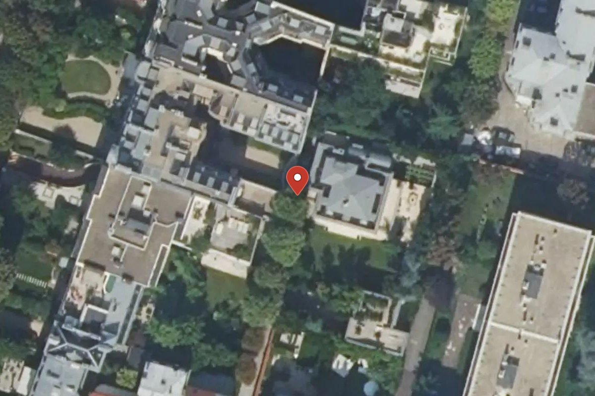 Vue satellite — 6 Rue Pauline Borghese