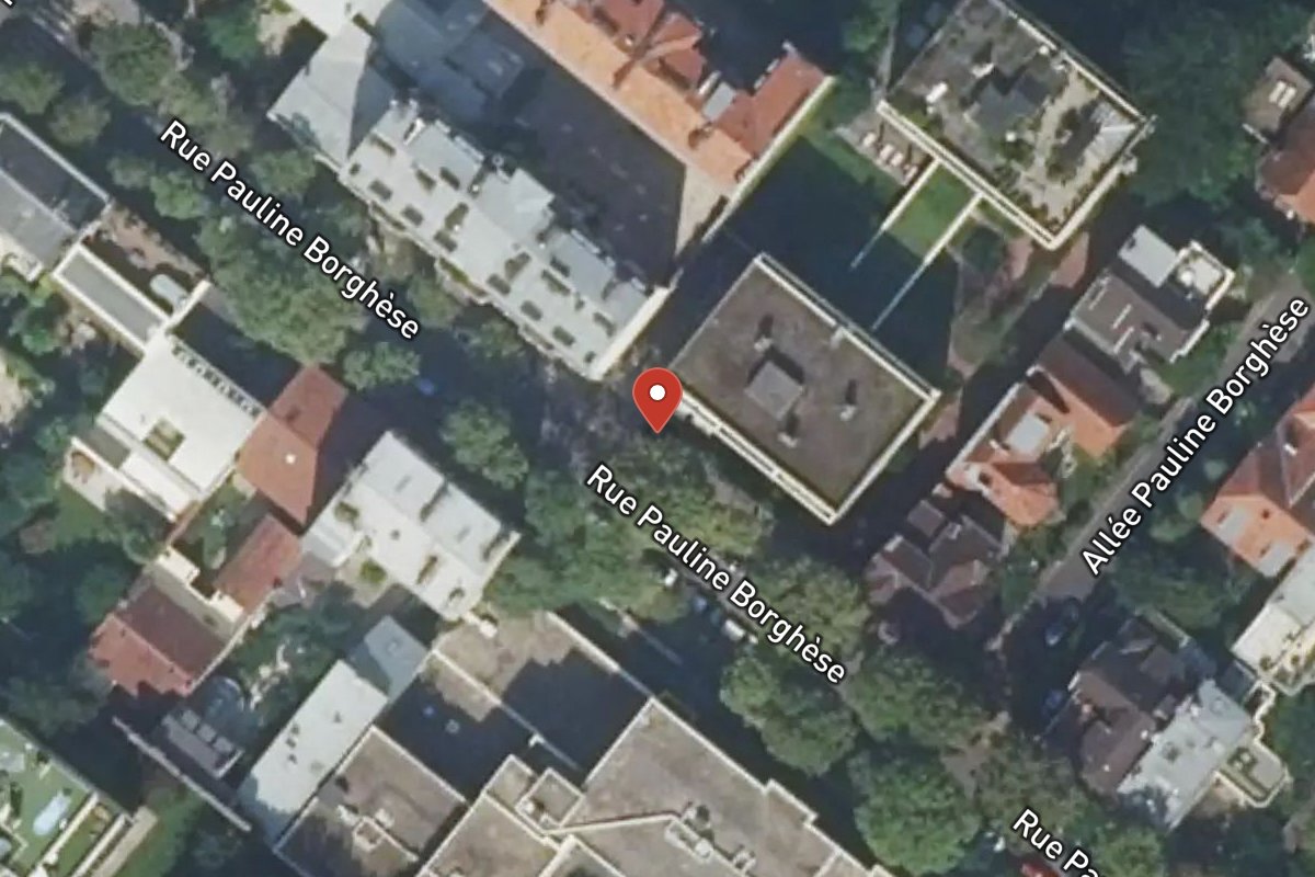 Vue satellite — 70 Rue Pauline Borghese