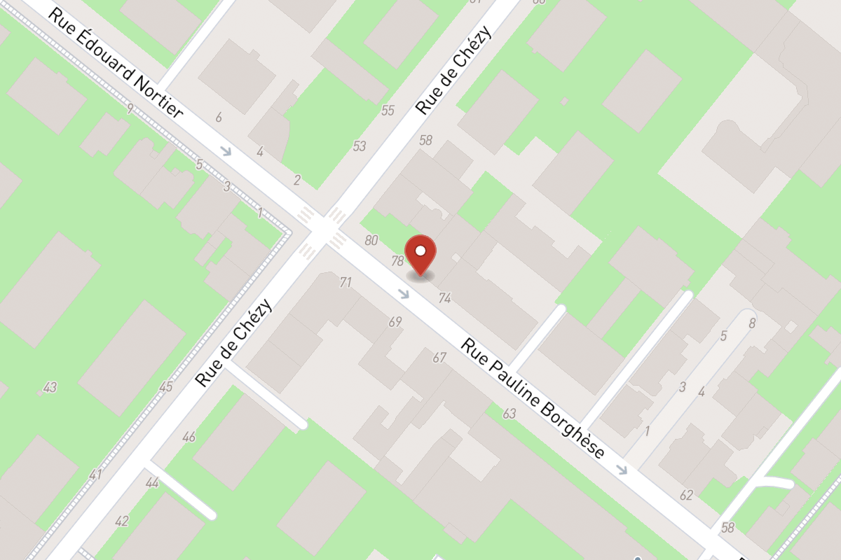 Plan de situation — 76 Rue Pauline Borghese