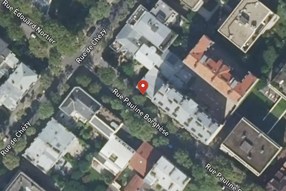 Vue satellite — 76 Rue Pauline Borghese