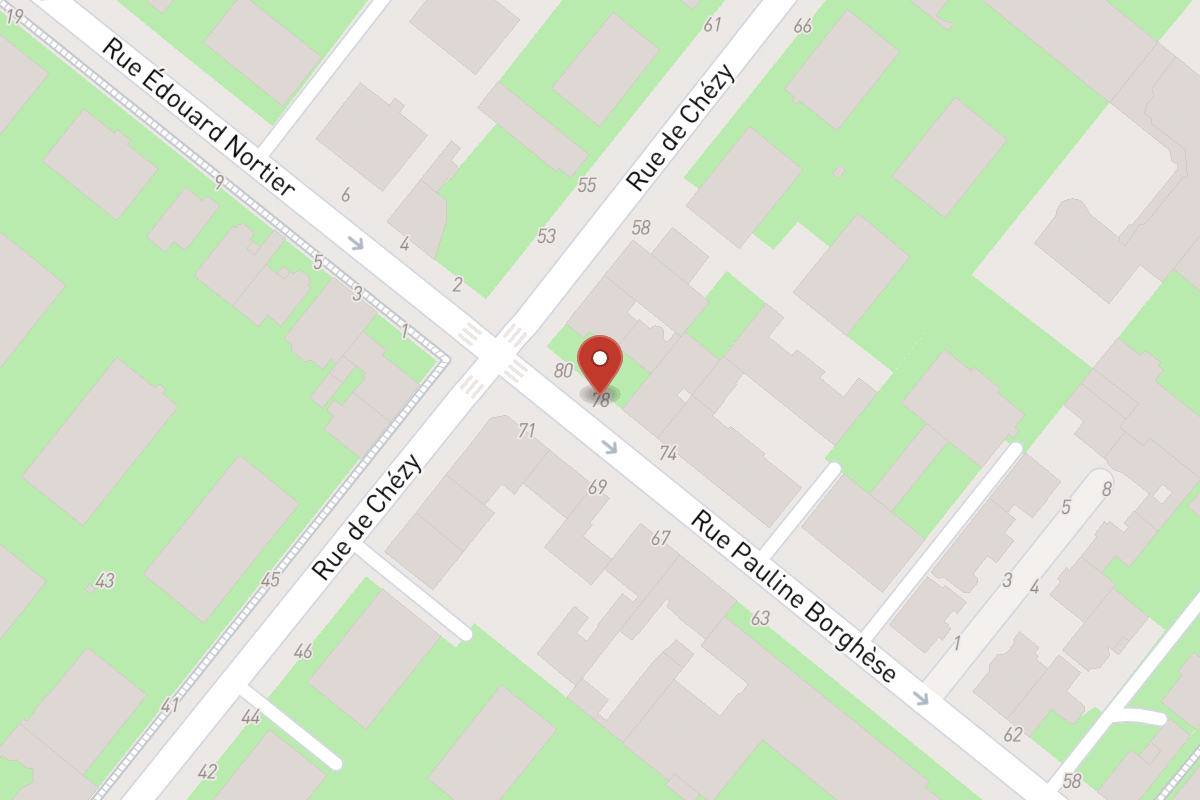 Plan de situation — 78 Rue Pauline Borghese