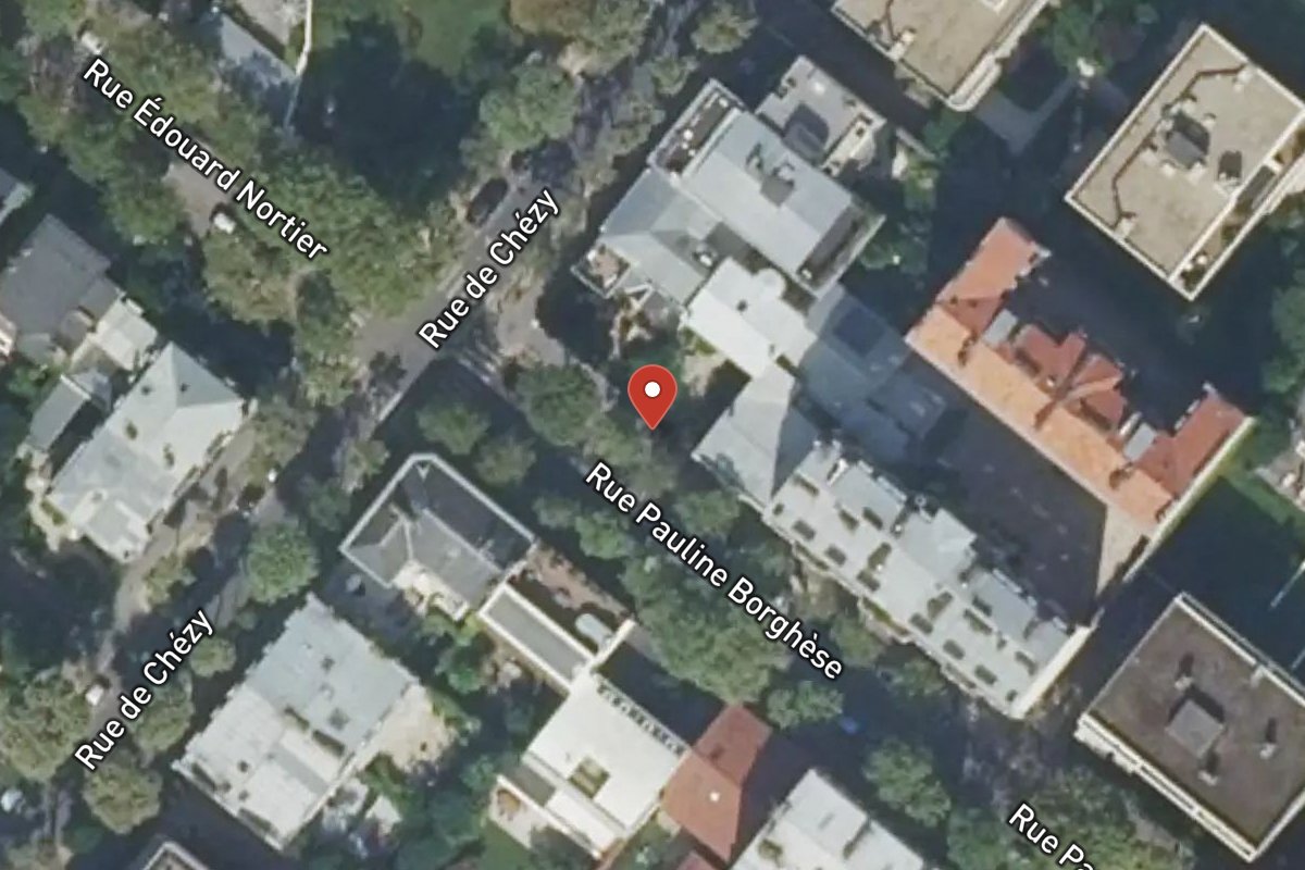 Vue satellite — 78 Rue Pauline Borghese