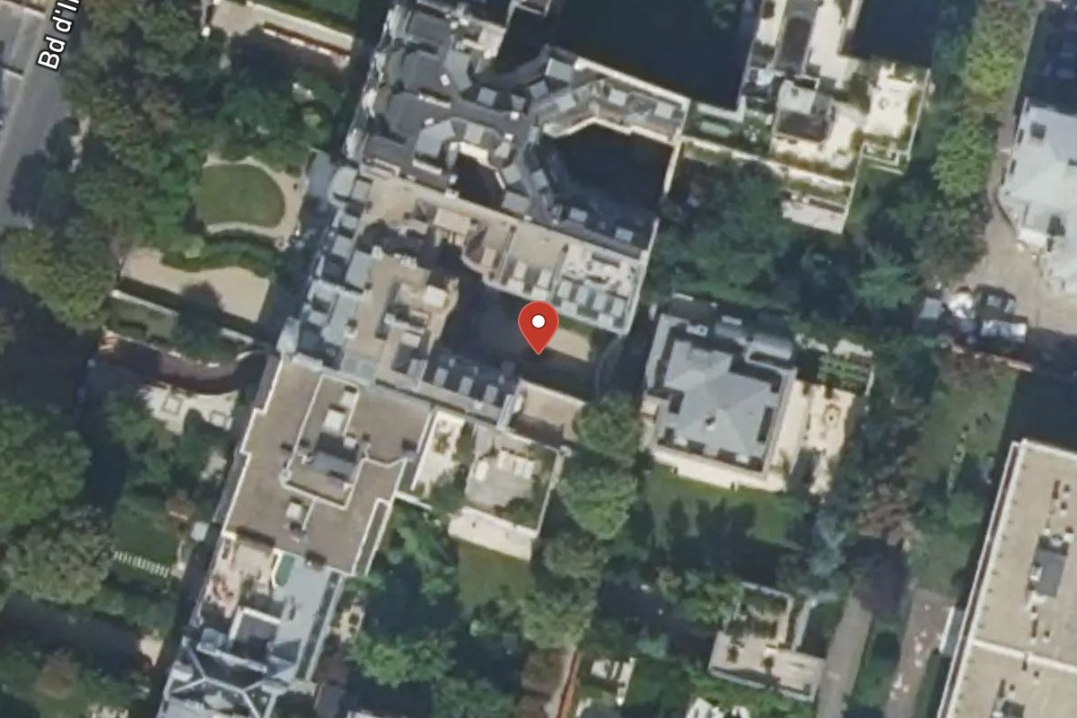 Vue satellite — 8 Rue Pauline Borghese