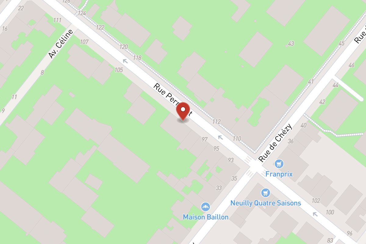 Plan de situation — 101 Rue Perronet