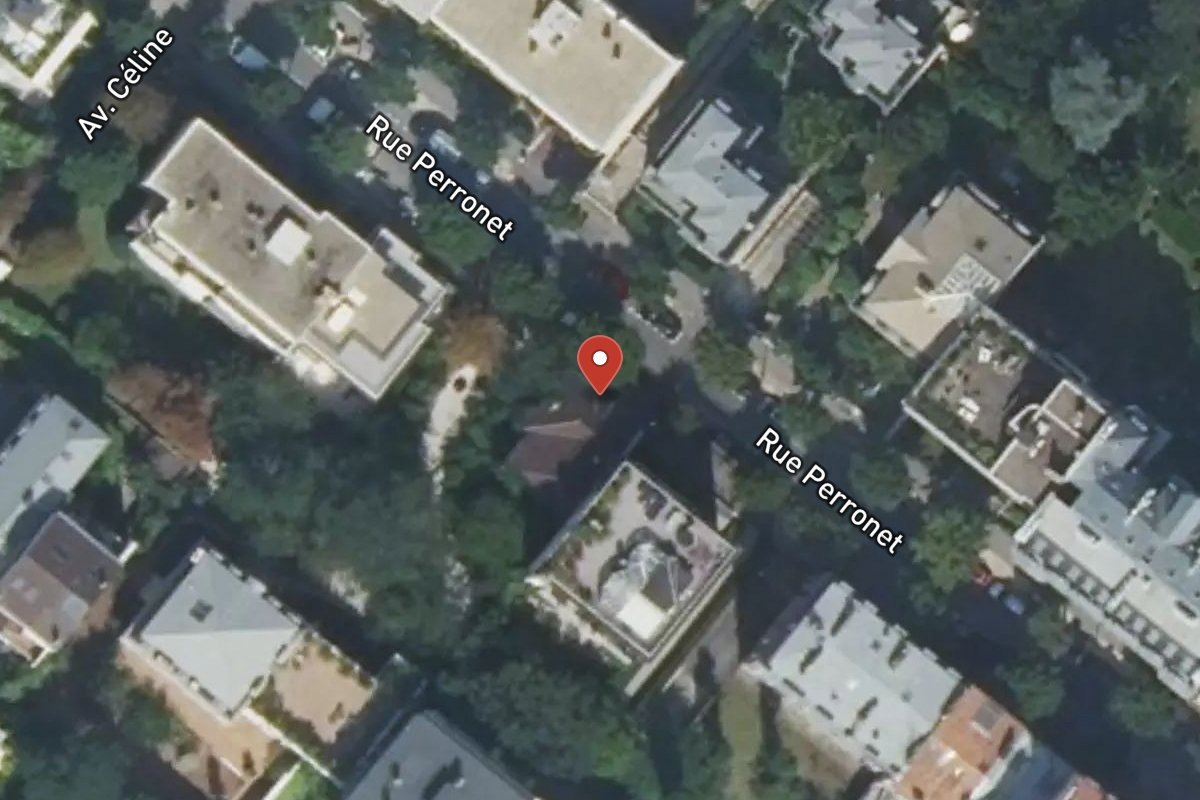 Vue satellite — 103BIS Rue Perronet