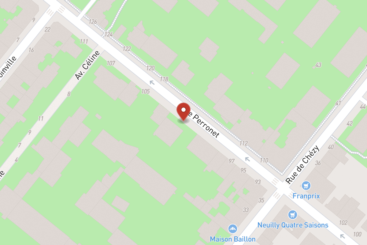 Plan de situation — 103 Rue Perronet