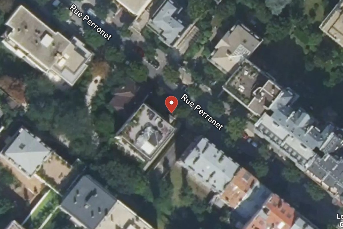 Vue satellite — 103 Rue Perronet