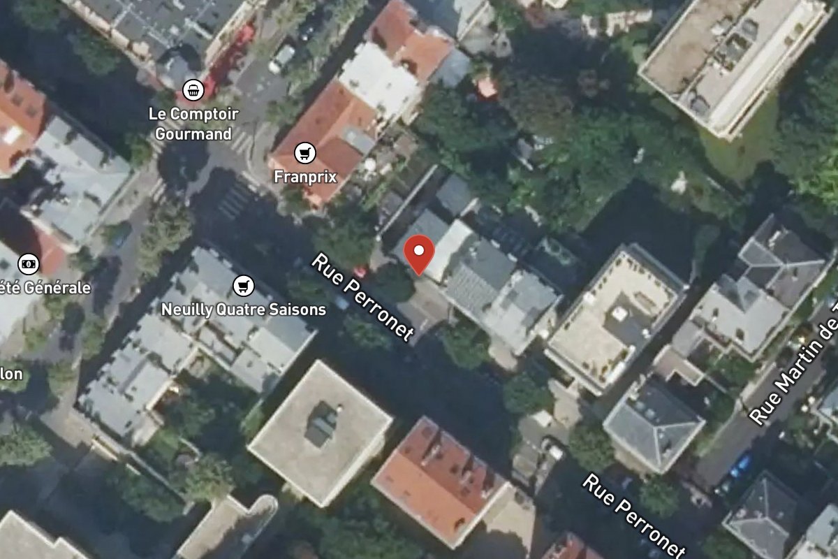 Vue satellite — 104BIS Rue Perronet