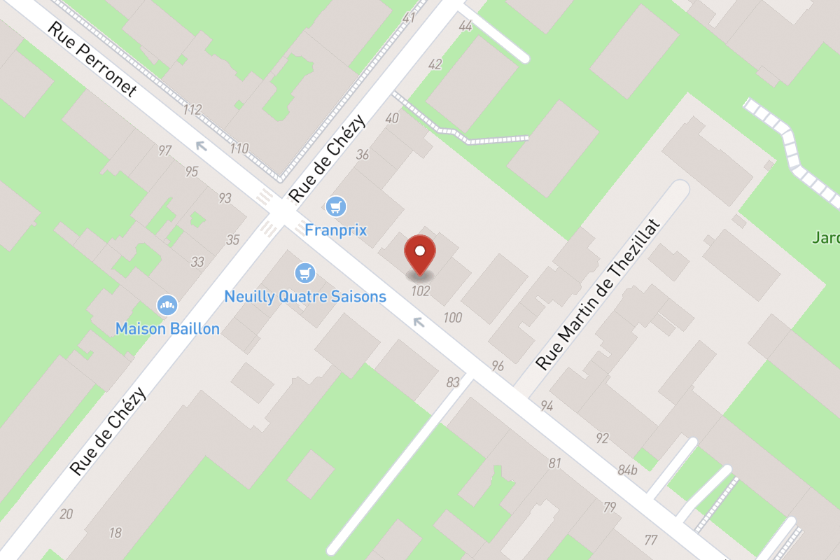 Plan de situation — 104 Rue Perronet