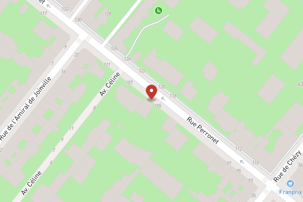 Plan de situation — 105BIS Rue Perronet